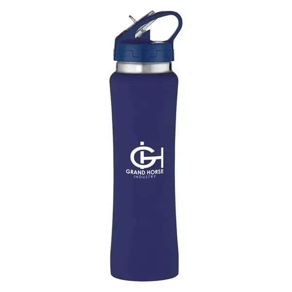 25 oz. Rubberized Vacuum Insulated Stainless Steel Water Bot