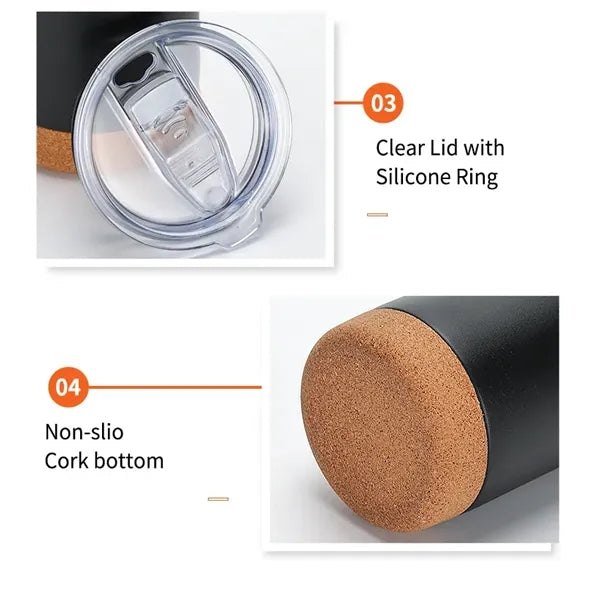 24OZ Cork Bottomed Mug With Handle