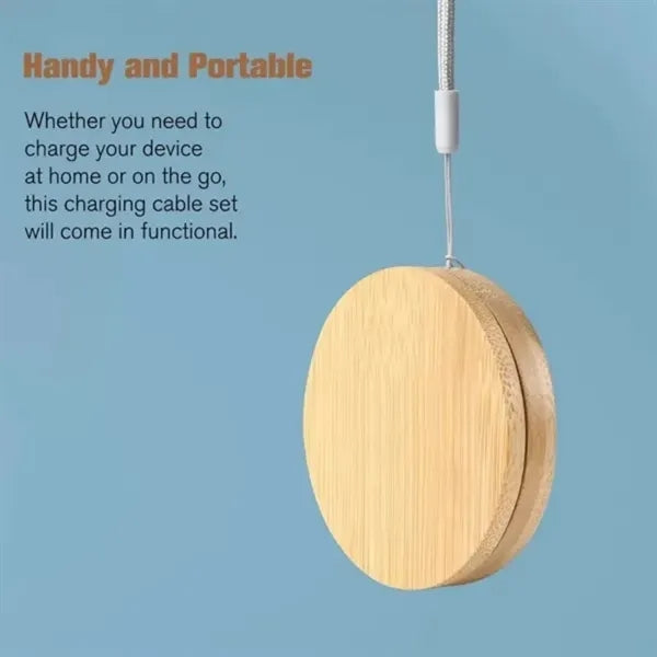 Bamboo Cable Kit With Charging Adapters