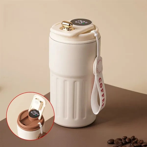 Smart Temperature Display Stainless Steel Trip Mug