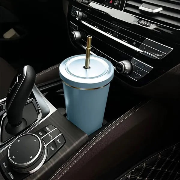 17 Oz Metallic Coffee Tumbler Insulated Metal Cup