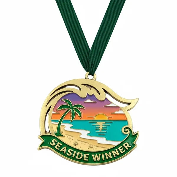 Soft Enamel Single Sided Medal