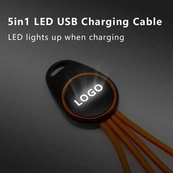 5 in 1 Multi Charging Cable