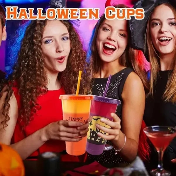 Night Glow Color-Changing Tumbler with Straw