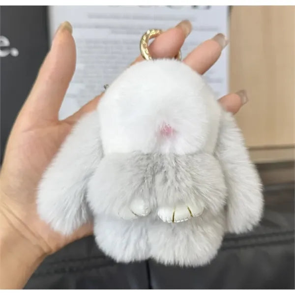 Plush Bunny Keychain & Bag Charm