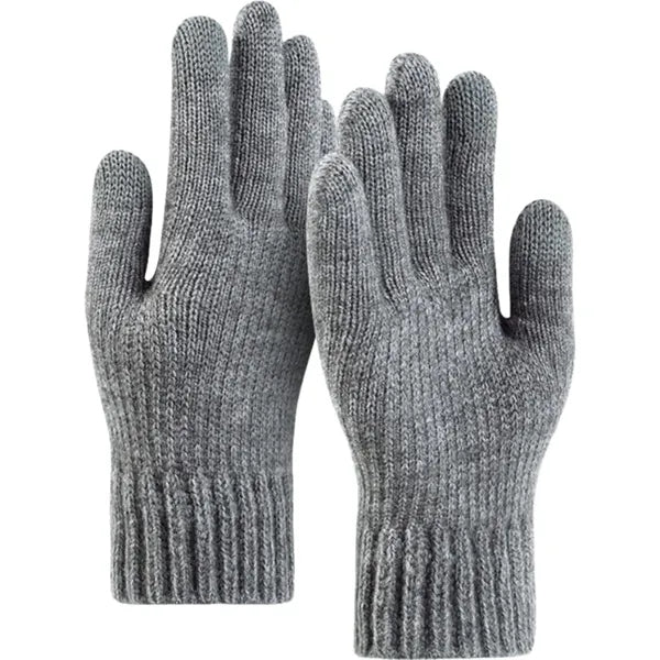 Camel Wool Warm Gloves