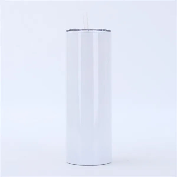 Stainless Steel Straight Skinny Travel Tumbler