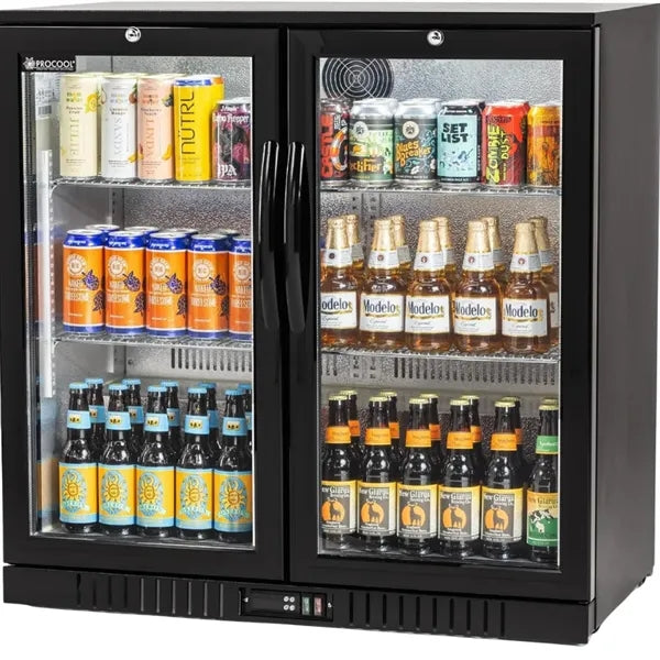 210L 2-Door Back Bar Freezer as Glass Froster