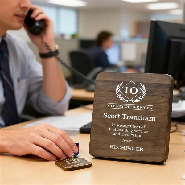 Wood Award Plaque for Recognition