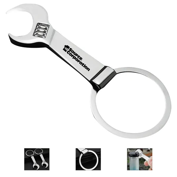 Creative Wrench Keychain Multifunctional Bottle Opener