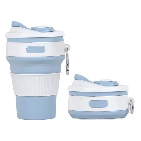 12 OZ Silicone Folding Camping Mug