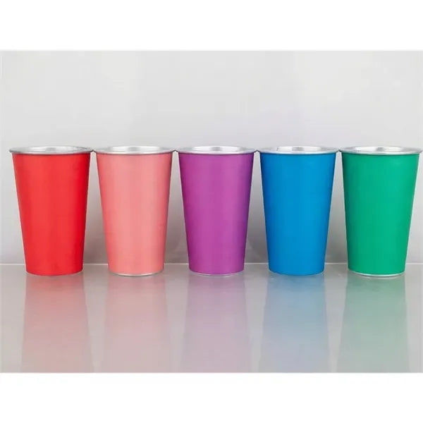 16oz Eco Friendly Cold Activated Color Changing Aluminum Cup