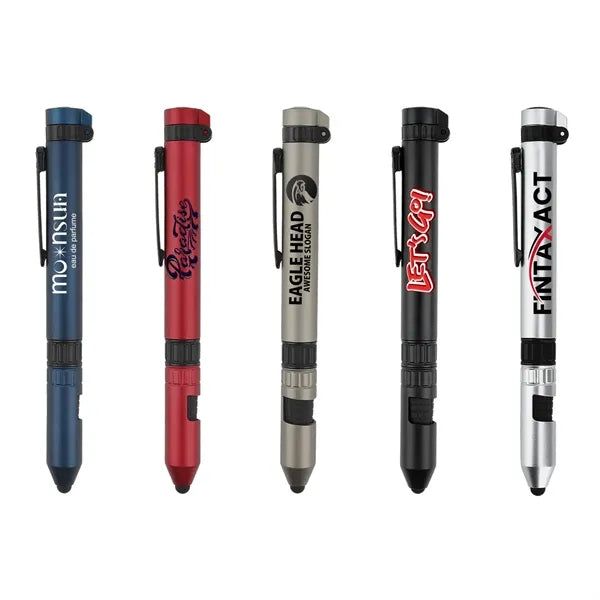 7-in-1 Survival Pen-Light, Compass, Stylus & More