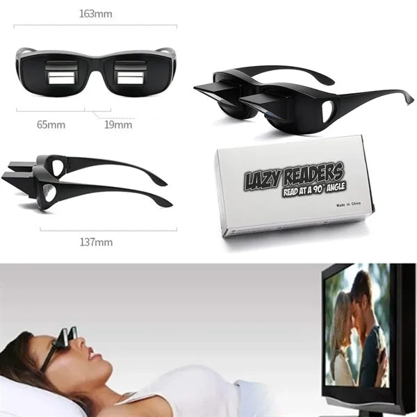 Lazy Phone Horizontal Refraction Glasses