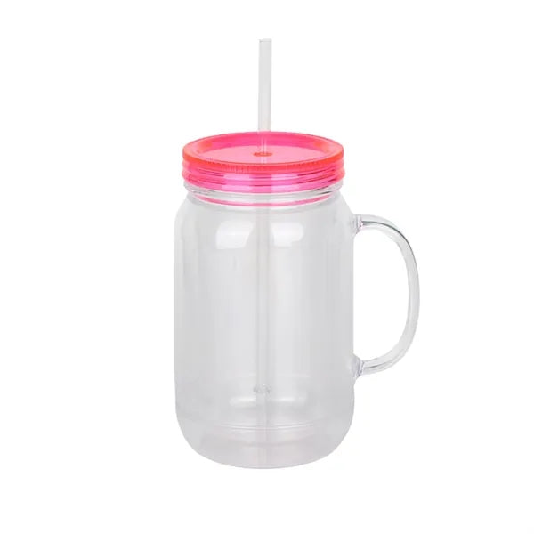 Insulated Double-Wall Plastic Mason Tumbler