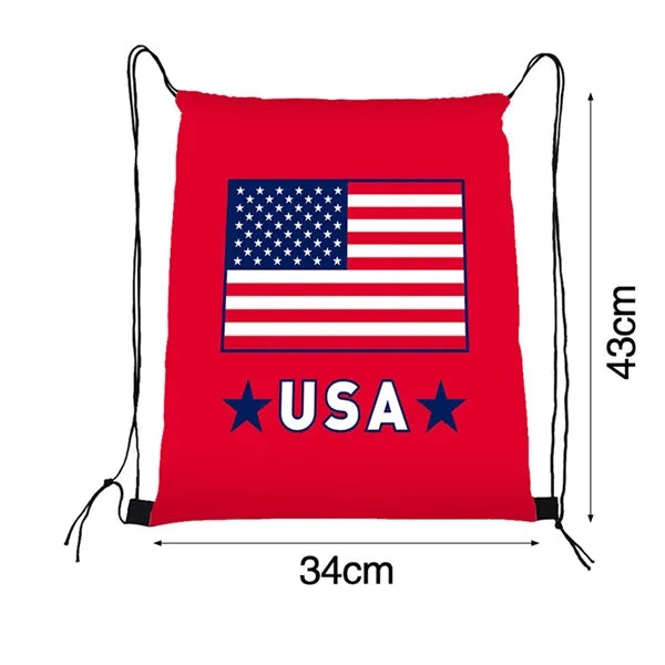 Polyester World Cup Drawstring Backpack