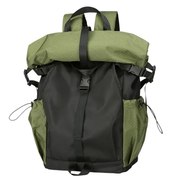 Roll Top Travel Backpack with Laptop Compartment Daily Use