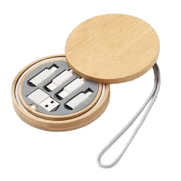 Six-In-One Multi-Functional Data Cable Storage Box