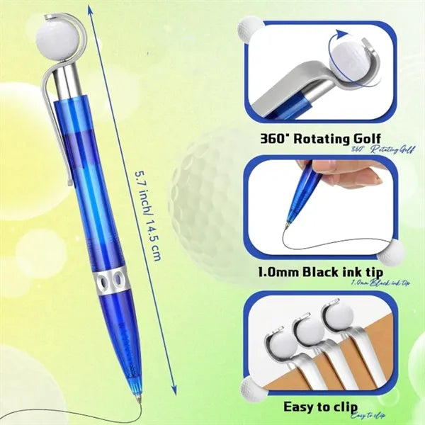 Novelty Golf Pens Sports Ballpoint