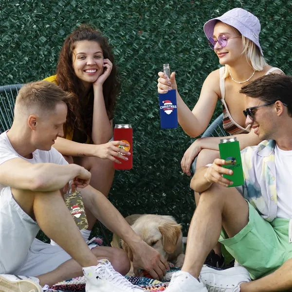 Slim Neoprene Beverage Can Insulator Sleeve