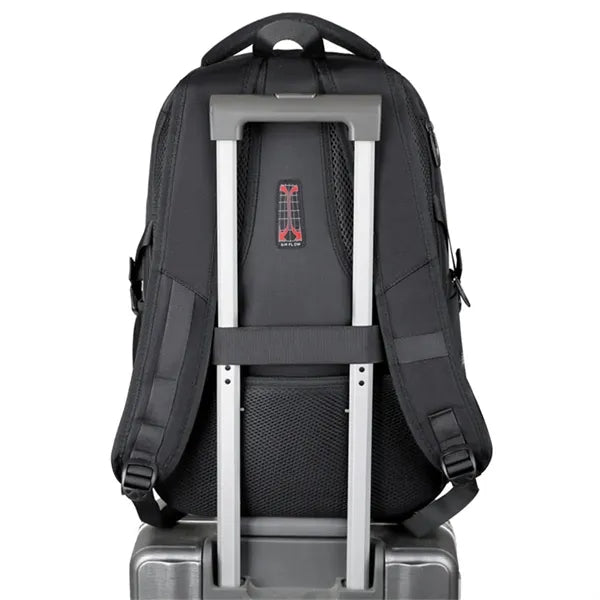 Expandable Large Travel Backpack with Shoe Compartment