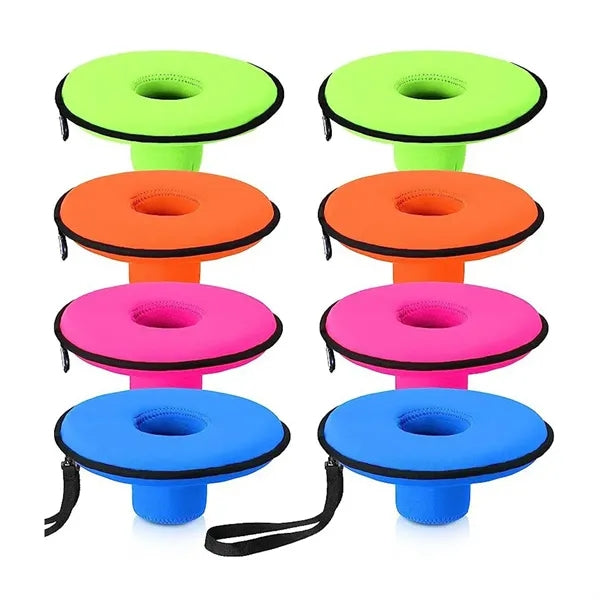 Floating Pool Drink Holder With Lanyard