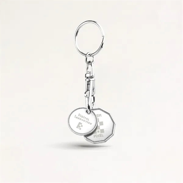 Shopping Cart Token Key Chain