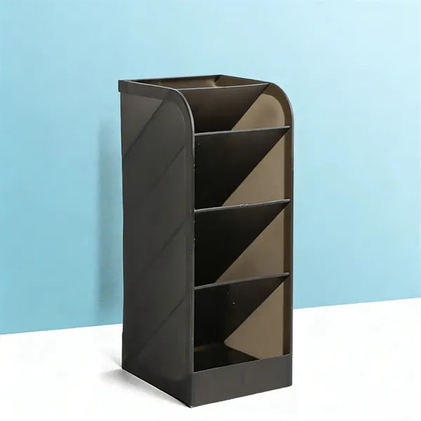 Inclined Pen Holder Desktop Pencil Organizer
