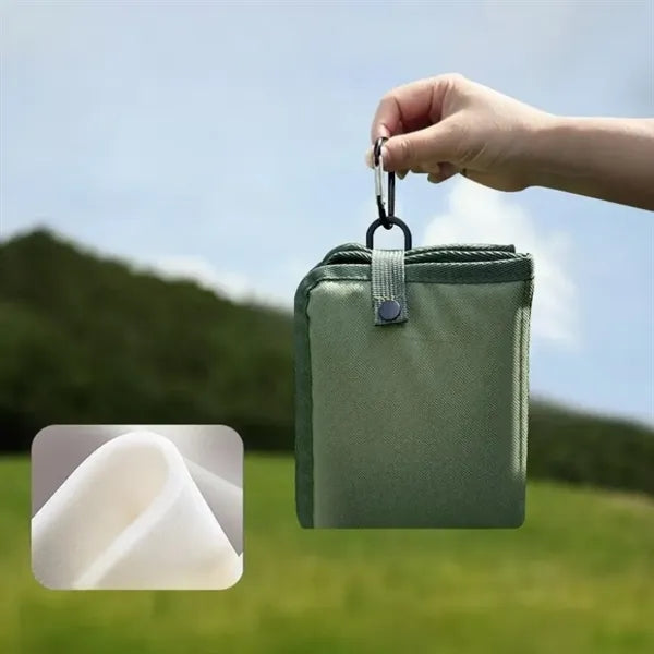 Foldable Outdoor Seat Cushion with Carabiner