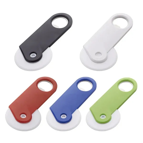 Roller Pizza Cutter With Bottle Opener