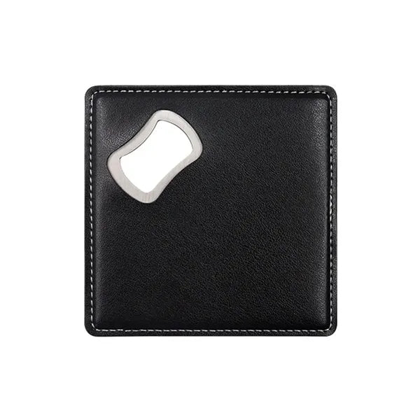 PU Leather Square Bottle Opener