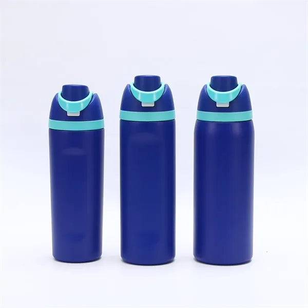 24oz Dual-Drink Stainless Steel Sports Bottle