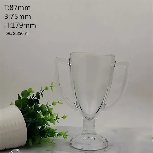 Trophy-Shaped Beer Glass