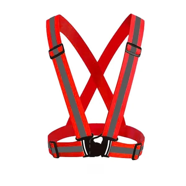 Adjustable Reflective Safety Vest Harness for Night Running
