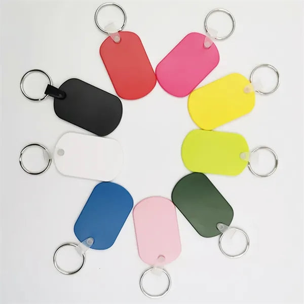 PVC Motel Keychain Pet Tag