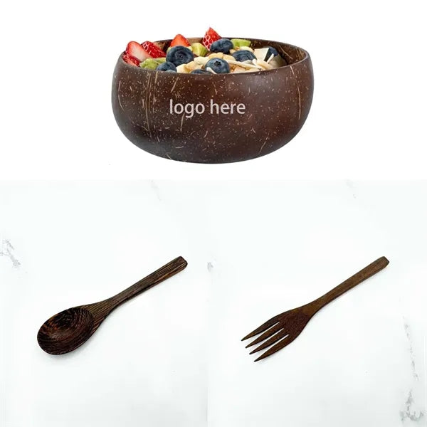 Polished Coconut Bowl Set