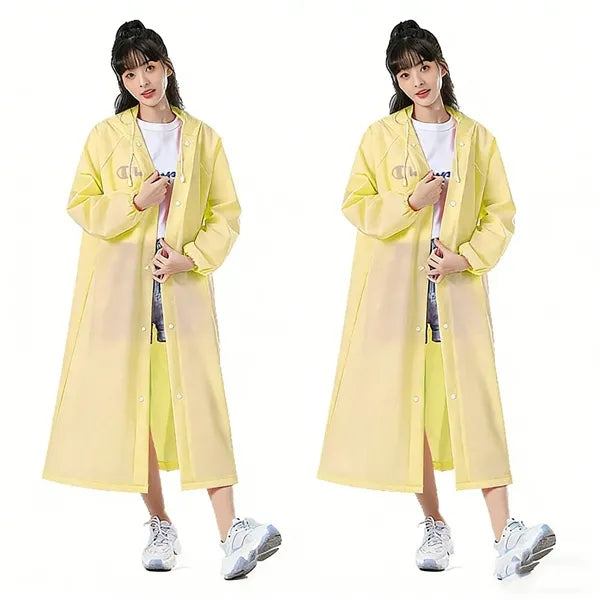 140g Adult EVA Raincoat, Full Body Heavy Duty Rain Poncho