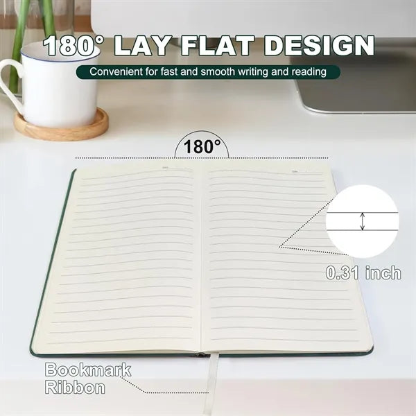 A5 PU Leather Notebook with Elastic Pen Holder