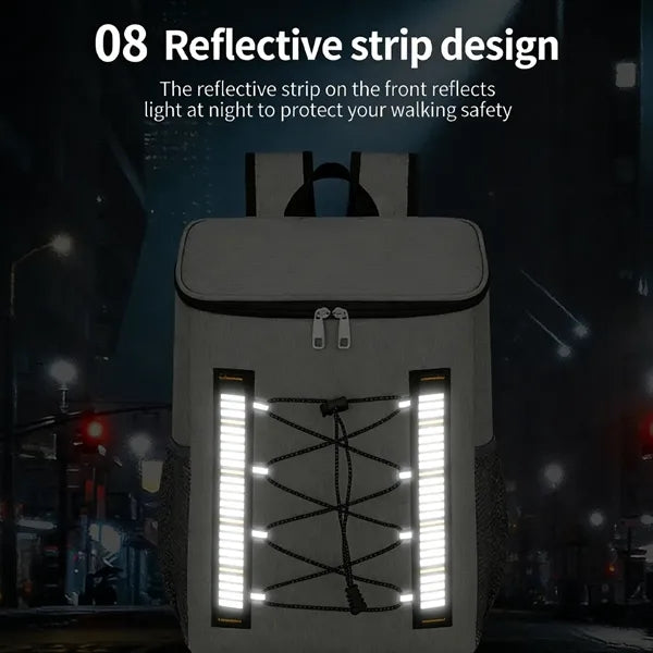 Insulated Cooler Backpack for Beach Picnic Camping