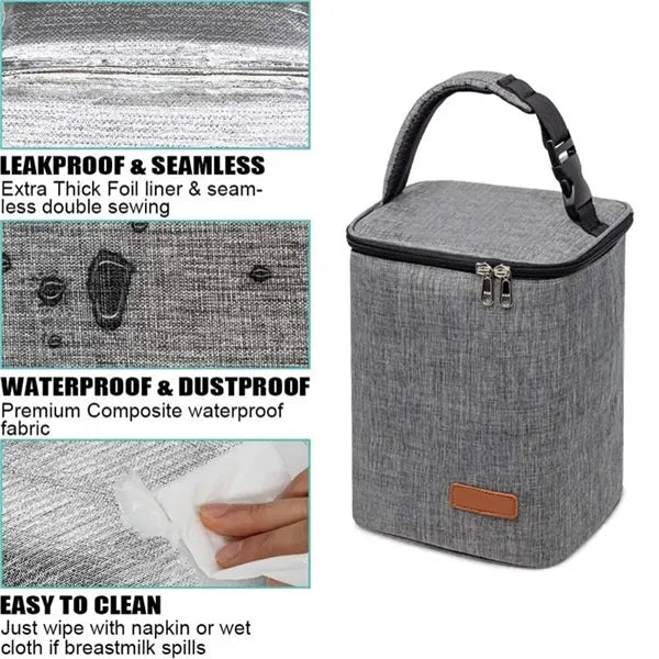 Oxford Cloth Large Capacity Insulated Handbag