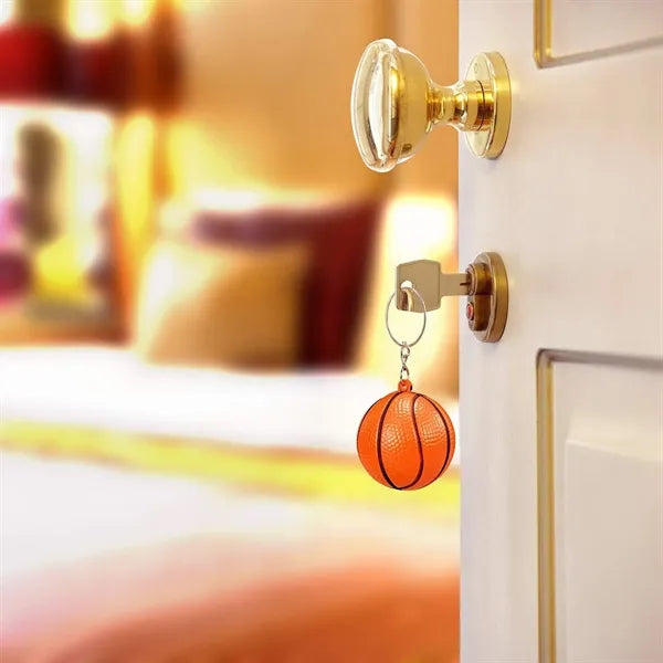Foam Basketball Key Chain