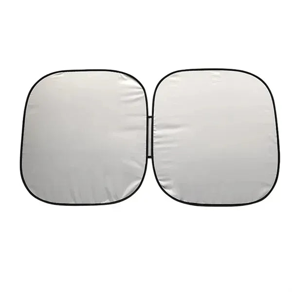 Two Panel Universal Car Wind Shield Sun Shade