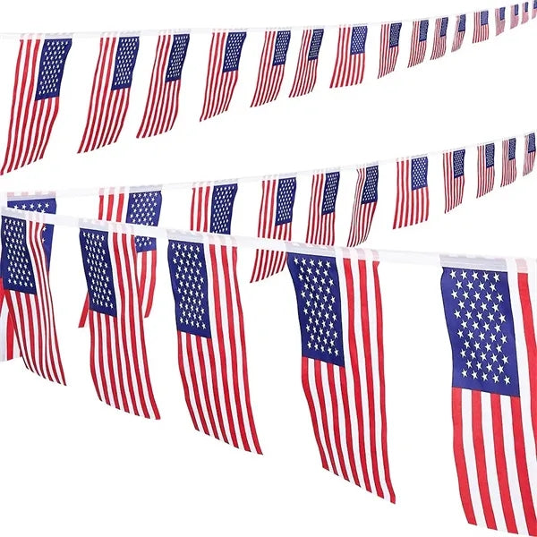 Independence Day Banner American Flag