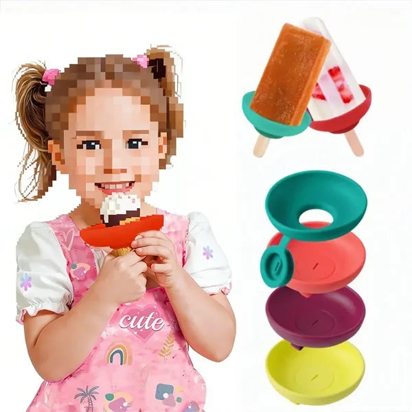 Silicone Ice Cream Cone Holder Popsicle Stand