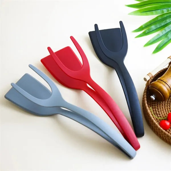 2 In 1 Flip Spatula Tongs