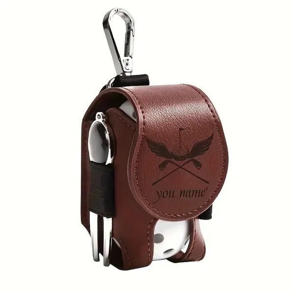 Golf Ball Pouch Waist Clip Storage For Course Play
