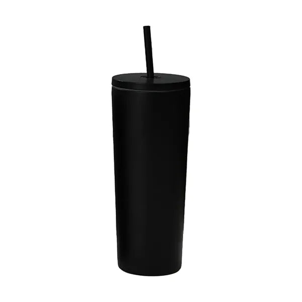 24oz Travel Stainless Steel Straw Tumbler