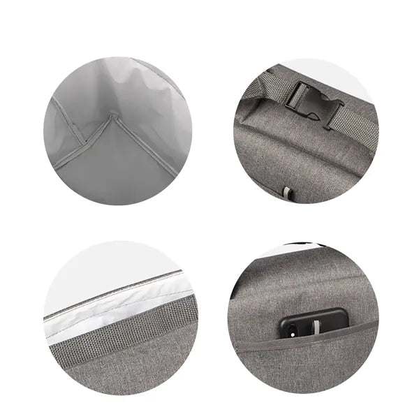 Premium Heathered Polyester Insulated Lunch Tote