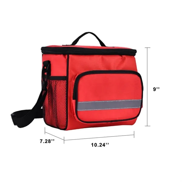 Insulated Cooler Lunch Bag With Shoulder Straps