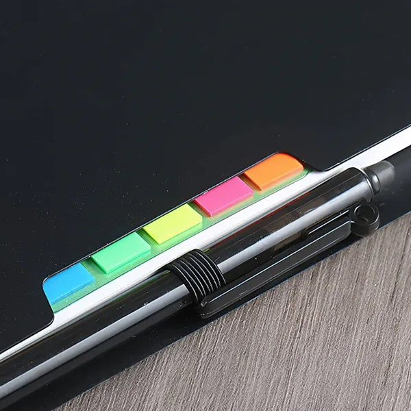 A5 PP Waterproof Erasable Notebook w/ Sticky Notes